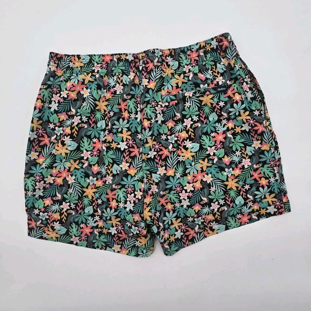 Chubbies Swim Trunks Mens Large 5.5 Inch Parrot Bloomerangs Mesh Brief Liner - Picture 5 of 13